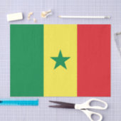 Papier Mousseline Senegal Flag (Artisanat)