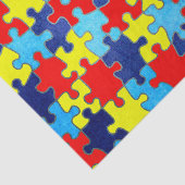 Papier Mousseline Sensibilisation sur l'autisme-Puzzle par Shirley T (Détail)