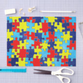 Papier Mousseline Sensibilisation sur l'autisme-Puzzle par Shirley T (Artisanat)