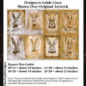 Papier Mousseline Sepia Bunny Artwork, Easter Crafts EV3L Decoupage