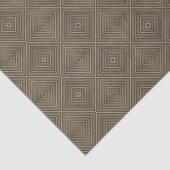 Papier Mousseline Sepia Tone Hypnotique Diamant Moderne Pop Art (Détail)