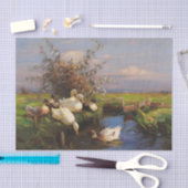 Papier Mousseline Sept Canards à la pointe par Alexander Koester (Artisanat)