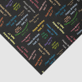 Papier Mousseline Septembre, 27 Anniversaire Tissue Paper (Détail)