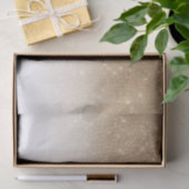 Papier Mousseline Séquin de Parties scintillant or glamour Ombre Gra (Cadeau)