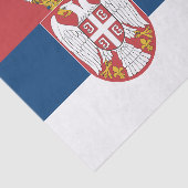 Papier Mousseline Serbia Flag (Détail)