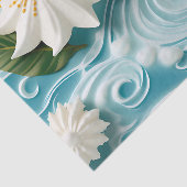 Papier Mousseline Serene Beach Scene avec White Seafoam (Détail)