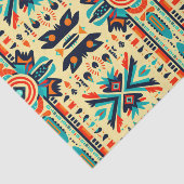 Papier Mousseline Serene Desert Sky Aztec Élégance de la page de déc (Détail)