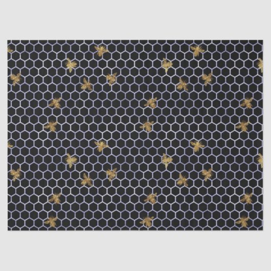 Papier Mousseline Serenity Bee Series Design 17 Tissu Paper (Recto)