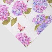 Papier Mousseline Série aquarelle d'hortensia Design 13 (Détail)