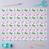 Papier Mousseline Série Aquarelle Hortensia Design 5 (Artisanat)