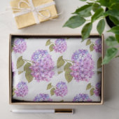 Papier Mousseline Série Aquarelle Hydrangea Design 11 (Cadeau)