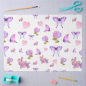 Papier Mousseline Série Aquarelle Hydrangea Design 9 (Artisanat)
