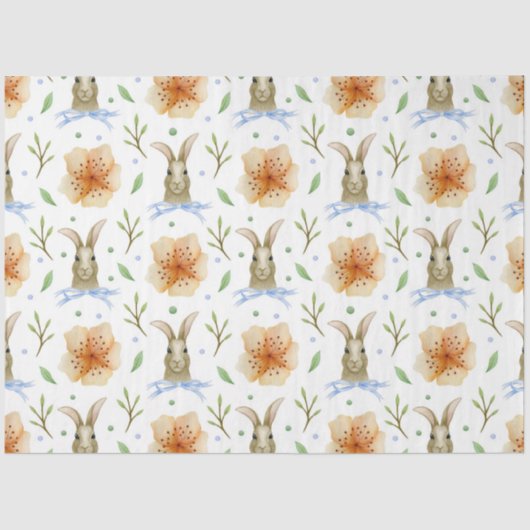 Papier Mousseline Série Bunny de Pâques Design 1 (Recto)