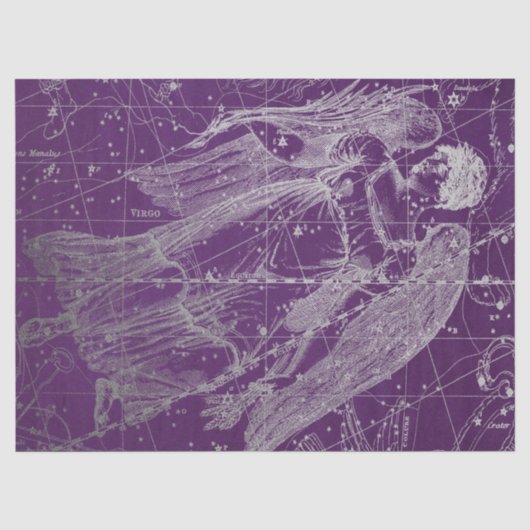 Papier Mousseline Série Carte du ciel Galaxy Silver Design 11 (Recto)