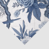 Papier Mousseline Série Chinoserie Bleu et Blanc Design 4 (Détail)