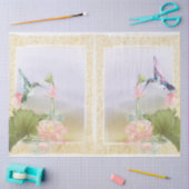 Papier Mousseline Série Colibris Design 2 (Artisanat)