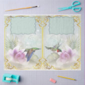 Papier Mousseline Série Colibris Design 6 (Artisanat)