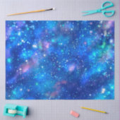 Papier Mousseline Série Conception Galaxie Bleue 9 (Artisanat)