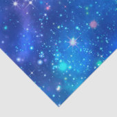 Papier Mousseline Série Conception Galaxie Bleue 9 (Détail)