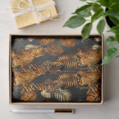 Papier Mousseline Série Copper Tiger Design 4 (Cadeau)
