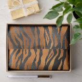Papier Mousseline Série Copper Tiger Design 8 (Cadeau)