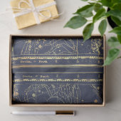 Papier Mousseline Série de cartes Gold Star Design 18 (Cadeau)