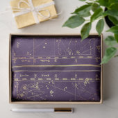 Papier Mousseline Série de cartes Gold Star Design 8 (Cadeau)