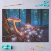 Papier Mousseline Série de champignons éthérés Design 12 (Artisanat)