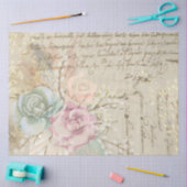 Papier Mousseline Série de conception d'éphémères floraux boho #4 (Artisanat)