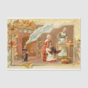 Papier Mousseline Série de conception mixte vintage Thanksgiving 3