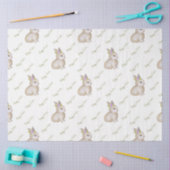 Papier Mousseline Série de lapin de Pâques mignon Conception 4 (Artisanat)