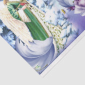 Papier Mousseline Série de Noël bleu Design 3 (Détail)