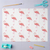 Papier Mousseline Série d'oiseaux tropicaux : Flamant rose Design 2 (Artisanat)
