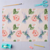 Papier Mousseline Série d'oiseaux tropicaux : Hummingbird Design 4 (Artisanat)