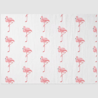 Papier Mousseline Série Flamant Tropical Design 16