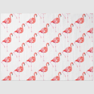 Papier Mousseline Série Flamingo Aquarelle Design 13