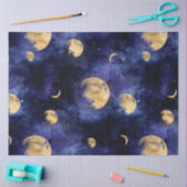 Papier Mousseline Série Galaxy Moon Design 6 (Artisanat)