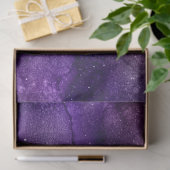 Papier Mousseline Série Galaxy Violet Design 4 (Cadeau)