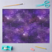 Papier Mousseline Série Galaxy Violet Design 4 (Artisanat)