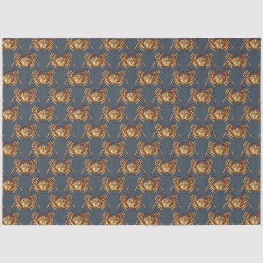 Papier Mousseline Série Nautique Sombre Design 1 (Recto)