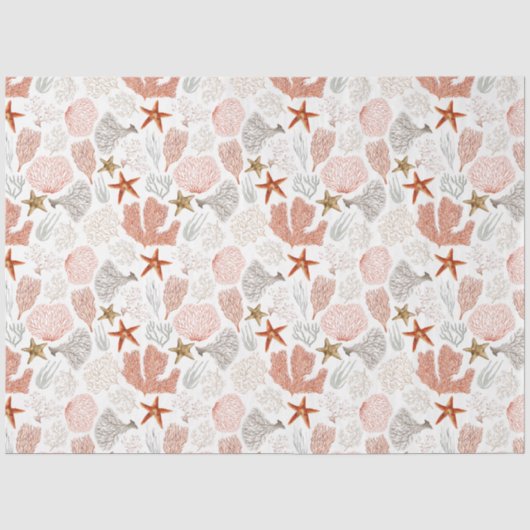 Papier Mousseline Série Ocean Breeze Design 3 (Recto)