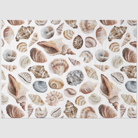 Papier Mousseline Série Ocean Breeze Design 4 (Recto)