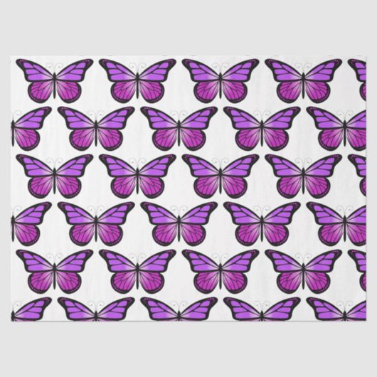 Papier Mousseline Série Papillons Design 11 (Recto)