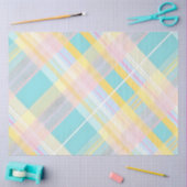 Papier Mousseline Série Plaid Bunny de Pâques Conception #25 (Artisanat)