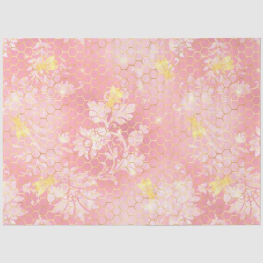 Papier Mousseline Série Princess Bee Design #16 (Recto)