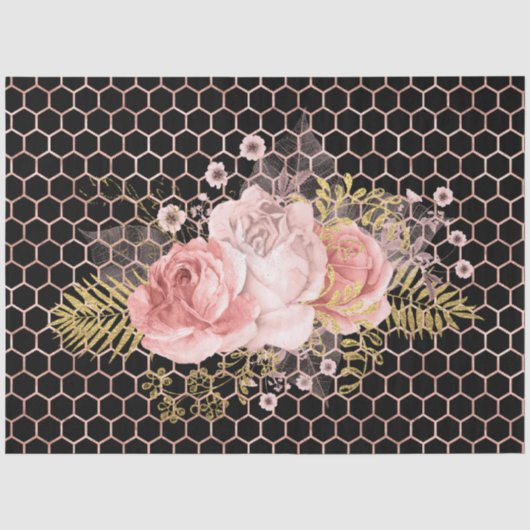 Papier Mousseline Série Princess Bee Design 45 (Recto)