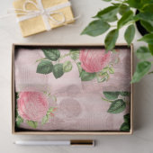 Papier Mousseline Série Pull Floral Rose Design 9 (Cadeau)