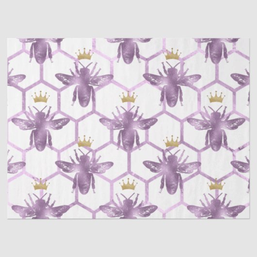 Papier Mousseline Série Queen Bee Design 32 (Recto)