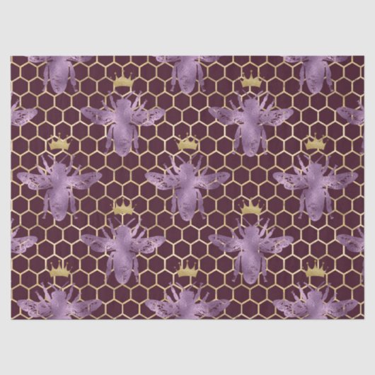 Papier Mousseline Série Queen Bee Design 35 (Recto)