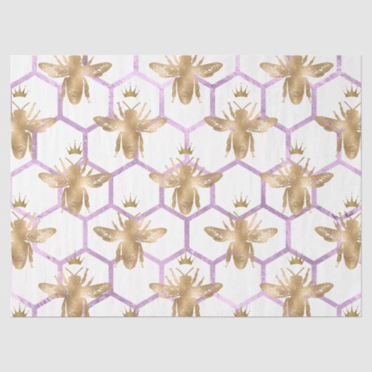 Papier Mousseline Série Queen Bee Design 41 (Recto)